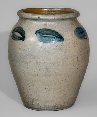 Attrib. John Zigler Pottery, Timberville, Virginia Stoneware Jar, circa 1835