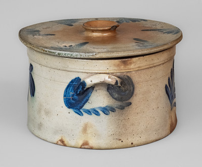 Lidded Stoneware Cake Crock attrib. Richard C. Remmey, Philadelphia, c1880