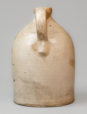 J. & E. NORTON / BENNINGTON VT One-Gallon Stoneware Bird Jug, c1855