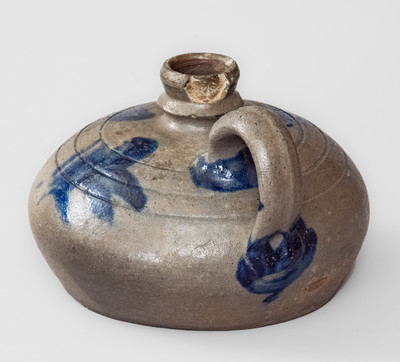 Exceedingly Rare Small-Sized James River Valley of Virginia Stoneware "Buggy" Jug