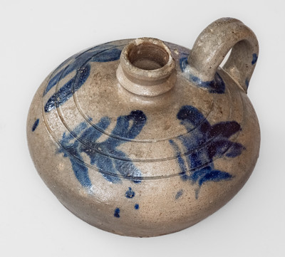 Exceedingly Rare Small-Sized James River Valley of Virginia Stoneware "Buggy" Jug