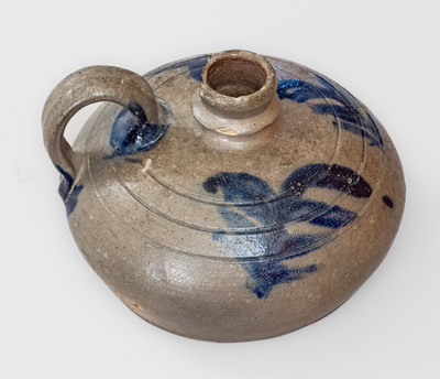 Exceedingly Rare Small-Sized James River Valley of Virginia Stoneware "Buggy" Jug