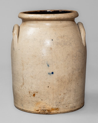 Rare J. & E. NORTON / BENNINGTON VT Stoneware Jar w/ Reclining Deer Scene