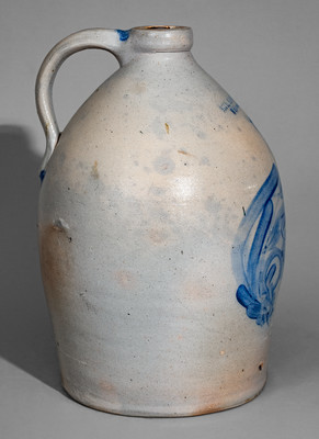 SIPE, NICHOLS & CO. / Williamsport, Pa. Two-Gallon Stoneware Jug, c1875