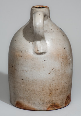 EVAN R. JONES / PITTSTON PA Stoneware Jug w/ Towanda, PA Advertising