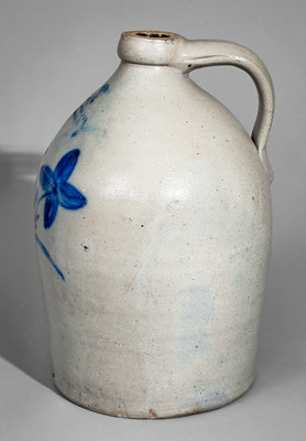 MOORE, NICHOLS & CO. / Williamsport, Pa Two-Gallon Stoneware Jug, c1877-79