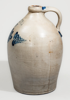 COWDEN & WILCOX / HARRISBURG,PA Three-Gallon Stoneware Jug, circa 1865