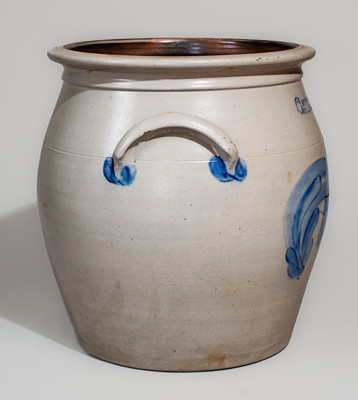 SIPE & SONS, / WILLIAMSPORT, PA Six-Gallon Stoneware Jar , circa 1885