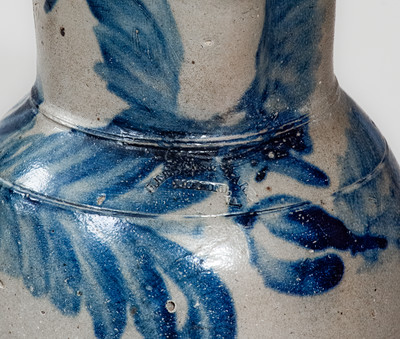 Rare KEESEE & PARR / RICHMOND / VA Stoneware Pitcher, circa 1860