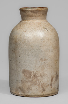 Rare Salt-Glazed Stoneware Canning Jar w/ Lock Haven, PA Advertising, attrib. Cowden & Wilcox