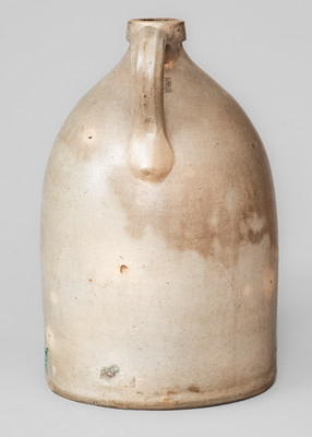 E & L P NORTON / BENNINGTON VT Two-Gallon Stoneware Bird Jug, c1870