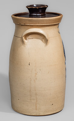 Fine J. BURGER JR / ROCHESTER N.Y. Four-Gallon Stoneware Gamebird Churn