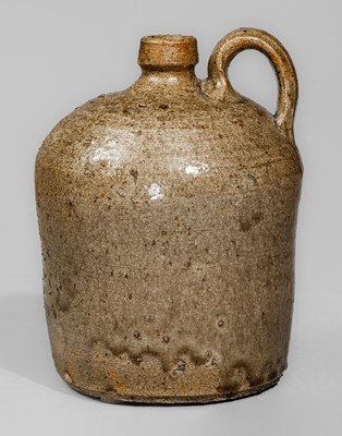 Small-Sized Edgefield District, SC Alkaline-Glazed Stoneware Jug, third quarter 19th century