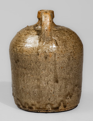 Small-Sized Edgefield District, SC Alkaline-Glazed Stoneware Jug, third quarter 19th century