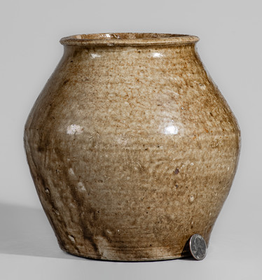 Pottersville Stoneware Manufactory, Edgefield District, SC Stoneware Jar, c1825