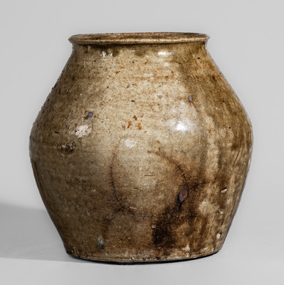 Pottersville Stoneware Manufactory, Edgefield District, SC Stoneware Jar, c1825