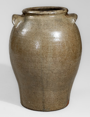 Three-Gallon Stoneware Jar attrib. Pottersville Stoneware Manufactory, Edgefield District, SC