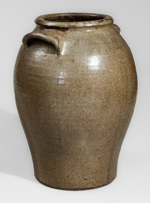 Three-Gallon Stoneware Jar attrib. Pottersville Stoneware Manufactory, Edgefield District, SC