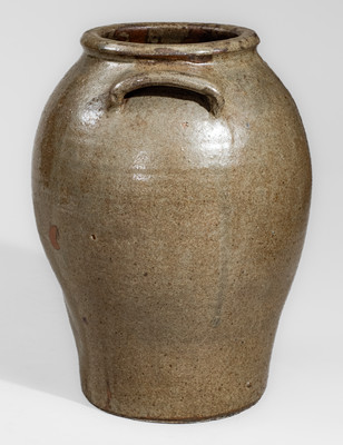 Three-Gallon Stoneware Jar attrib. Pottersville Stoneware Manufactory, Edgefield District, SC
