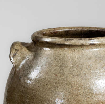 Three-Gallon Stoneware Jar attrib. Pottersville Stoneware Manufactory, Edgefield District, SC