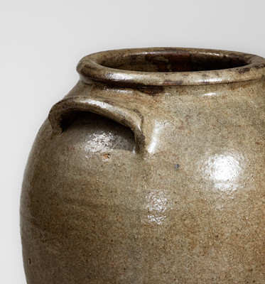 Three-Gallon Stoneware Jar attrib. Pottersville Stoneware Manufactory, Edgefield District, SC