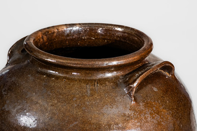 Four-Gallon Stoneware Jar w/ Incised Slash Marks attrib. David Drake at Lewis Miles's Stony Bluff Manufactory