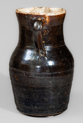 JGB (Joseph Gregory Baynham), Trenton, SC Glazed Stoneware Pitcher, late 19th century