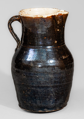JGB (Joseph Gregory Baynham), Trenton, SC Glazed Stoneware Pitcher, late 19th century
