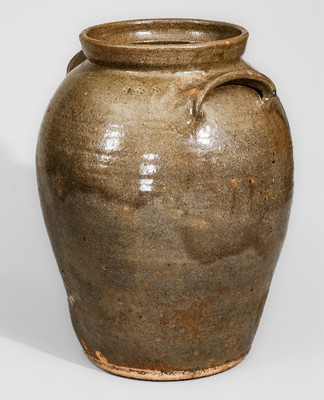 Four-Gallon Stoneware Jar w/ Landrum Cross Motifs, Horse Creek Valley, Edgefield District, SC
