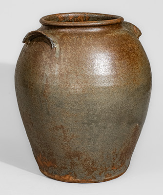 Rare G.P. SEIGLER, / TRENTON, S.C. Six-Gallon Stoneware Jar (Shaw's Creek, Edgefield District)
