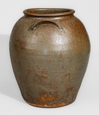 Rare G.P. SEIGLER, / TRENTON, S.C. Six-Gallon Stoneware Jar (Shaw's Creek, Edgefield District)