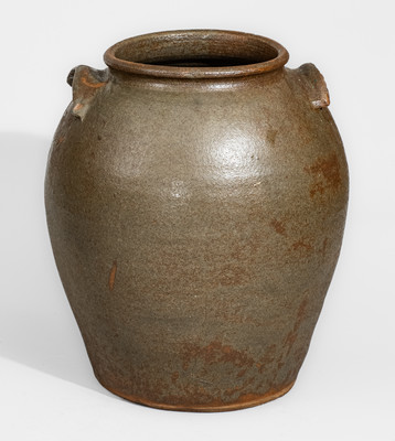 Rare G.P. SEIGLER, / TRENTON, S.C. Six-Gallon Stoneware Jar (Shaw's Creek, Edgefield District)