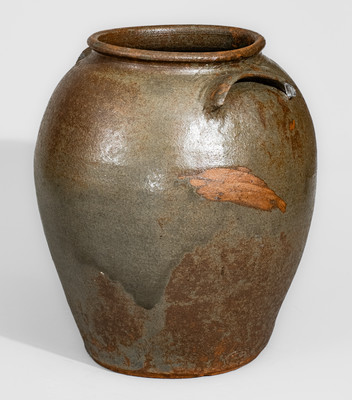 Rare G.P. SEIGLER, / TRENTON, S.C. Six-Gallon Stoneware Jar (Shaw's Creek, Edgefield District)