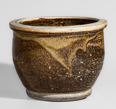 Unusual Alkaline-Glazed Stoneware Jar, Edgefield District or Columbia, SC