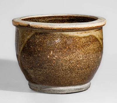 Unusual Alkaline-Glazed Stoneware Jar, Edgefield District or Columbia, SC