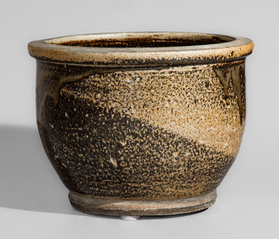 Unusual Alkaline-Glazed Stoneware Jar, Edgefield District or Columbia, SC