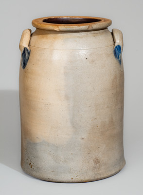 COWDEN & WILCOX / HARRISBURG, PA Two-Gallon Stoneware Jar, c1865