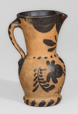Tanware Pitcher, Greensboro or New Geneva, Pennsylvania, circa 1885