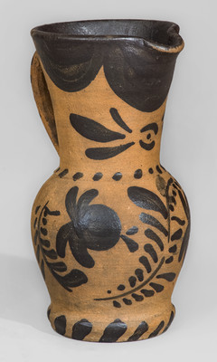 Tanware Pitcher, Greensboro or New Geneva, Pennsylvania, circa 1885
