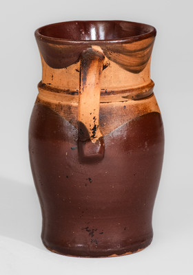 Rare Tanware Pitcher, Greensboro or New Geneva, PA, c1885