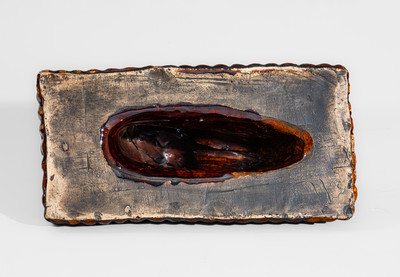 Rockingham-Glazed Ohio Pottery Lion Doorstop, fourth quarter 19th century