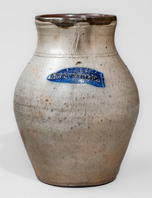 I M MEAD & Co. (Portage County, Ohio) Stoneware Pitcher, second quarter 19th century