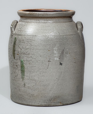 W. ROBERTS / BINGHAMTON, N.Y. Two-Gallon Stoneware Bird Jar