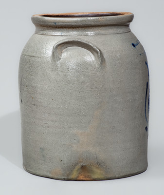W. ROBERTS / BINGHAMTON, N.Y. Two-Gallon Stoneware Bird Jar