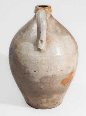 Extremely Rare Stoneware Jug by Abolitionist Potter, "John S. Clemmer / Mogadore Summit Co / Ohio"