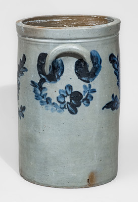 Attrib. Henry Remmey, Jr., Philadelphia, PA Two-Gallon Stoneware Jar, c1830