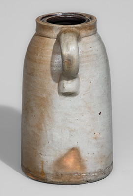 Rare "Peaches" Stoneware Handled Canning Jar, probably Thompson Pottery, Morgantown, WV