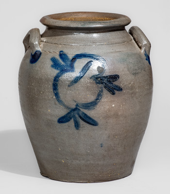 Scarce attrib. John P. Schermerhorn, Richmond, VA Stoneware Jar, circa 1830