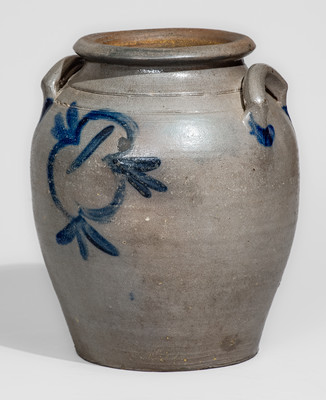Scarce attrib. John P. Schermerhorn, Richmond, VA Stoneware Jar, circa 1830