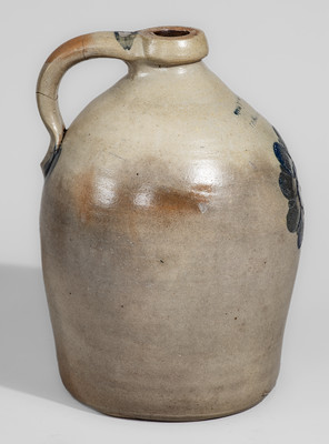 COWDEN & WILCOX / HARRISBURG, PA Stoneware Jug, circa 1865